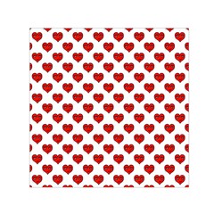 Emoji Heart Shape Drawing Pattern Small Satin Scarf (square) by dflcprintsclothing