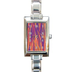 Pattern Rectangle Italian Charm Watch by Valentinaart