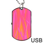 Pattern Dog Tag USB Flash (One Side) Front