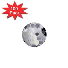 Honeycomb Pattern 1  Mini Buttons (100 pack) 