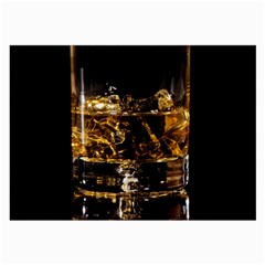 Drink Good Whiskey Large Glasses Cloth