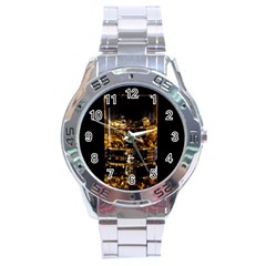 Drink Good Whiskey Stainless Steel Analogue Watch