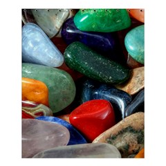 Stones Colors Pattern Pebbles Macro Rocks Shower Curtain 60  x 72  (Medium) 