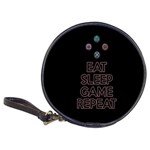 Eat sleep game repeat Classic 20-CD Wallets Front