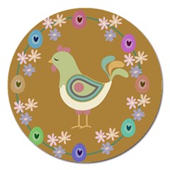 Easter Magnet 5  (round) by Valentinaart