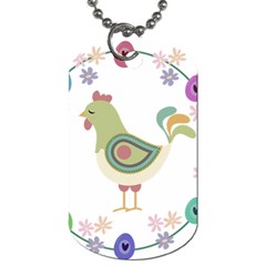 Easter Dog Tag (two Sides) by Valentinaart