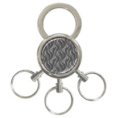 Pattern 3-ring Key Chains