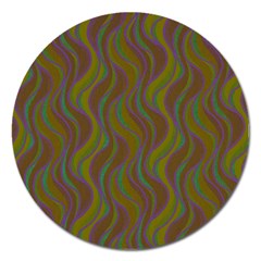 Pattern Magnet 5  (round) by Valentinaart