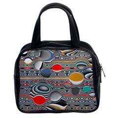 Changing Forms Abstract Classic Handbags (2 Sides) by digitaldivadesigns