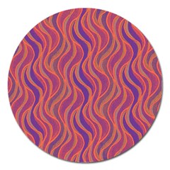 Pattern Magnet 5  (round) by Valentinaart