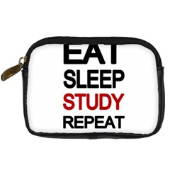 Eat Sleep Study Repeat Digital Camera Cases by Valentinaart