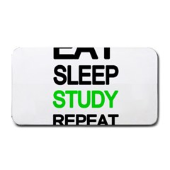 Eat Sleep Study Repeat Medium Bar Mats by Valentinaart