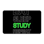 Eat sleep study repeat Magnet (Rectangular) Front