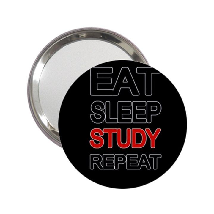 Eat sleep study repeat 2.25  Handbag Mirrors