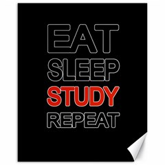 Eat Sleep Study Repeat Canvas 16  X 20   by Valentinaart