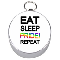 Eat Sleep Pride Repeat Silver Compasses by Valentinaart