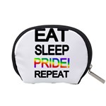 Eat sleep pride repeat Accessory Pouches (Small)  Back