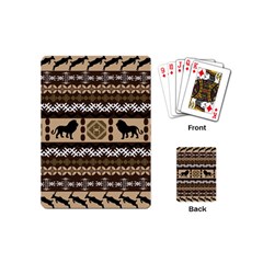 Lion African Vector Pattern Playing Cards (Mini) 