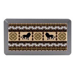 Lion African Vector Pattern Memory Card Reader (Mini)