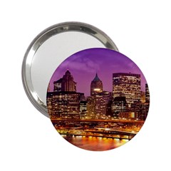 City Night 2.25  Handbag Mirrors