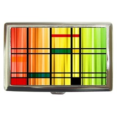 Line Rainbow Grid Abstract Cigarette Money Cases