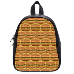 Delicious Burger Pattern School Bags (small)  by berwies