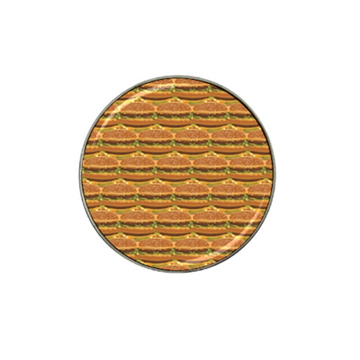 Delicious Burger Pattern Hat Clip Ball Marker (10 pack)