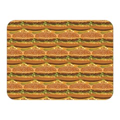 Delicious Burger Pattern Double Sided Flano Blanket (mini)  by berwies