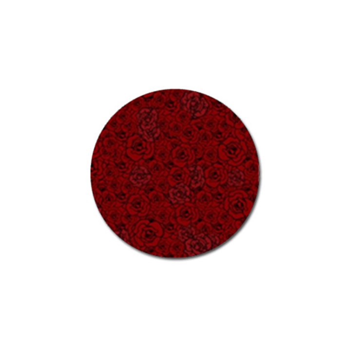 Red Roses Field Golf Ball Marker