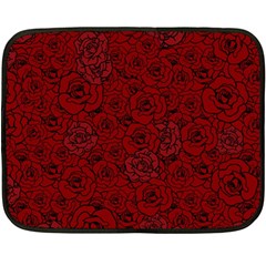 Red Roses Field Fleece Blanket (mini) by designworld65