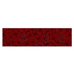 Red Roses Field Satin Scarf (oblong) by designworld65