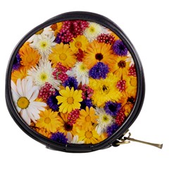 Colorful Flowers Pattern Mini Makeup Bags