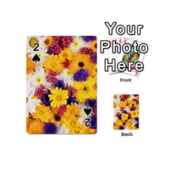 Colorful Flowers Pattern Playing Cards 54 (Mini) 