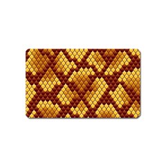 Snake Skin Pattern Vector Magnet (Name Card)