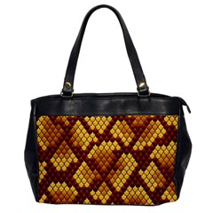 Snake Skin Pattern Vector Office Handbags