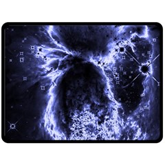 Space Double Sided Fleece Blanket (Large) 