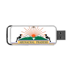 Seal Of Indian State Of Arunachal Pradesh  Portable Usb Flash (two Sides) by abbeyz71