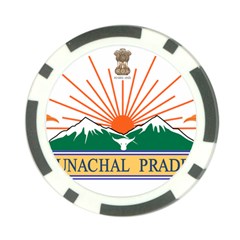 Indian State Of Arunachal Pradesh Seal Poker Chip Card Guard by abbeyz71