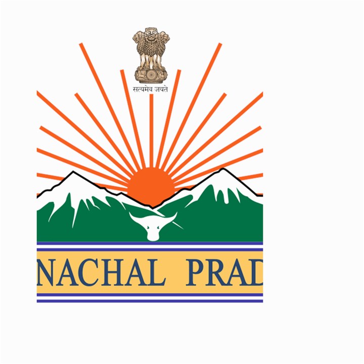Indian State of Arunachal Pradesh Seal Large Garden Flag (Two Sides)