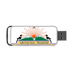 Indian State Of Arunachal Pradesh Seal Portable Usb Flash (two Sides) by abbeyz71