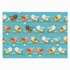 Assorted Birds Pattern Large Glasses Cloth by linceazul