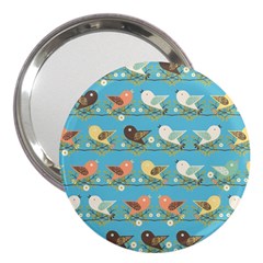 Assorted Birds Pattern 3  Handbag Mirrors by linceazul