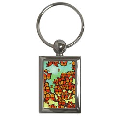 Monarch Butterflies Key Chains (rectangle)  by linceazul