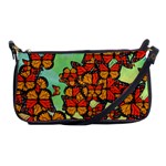 Monarch Butterflies Shoulder Clutch Bags Front