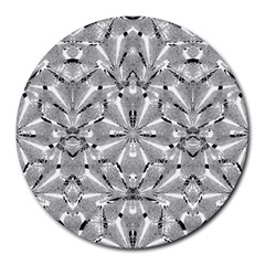 Modern Oriental Ornate Round Mousepads by dflcprints