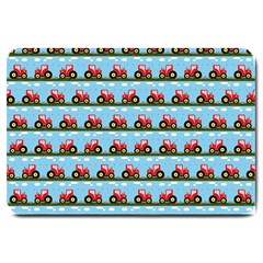 Toy Tractor Pattern Large Doormat 