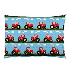 Toy Tractor Pattern Pillow Case by linceazul