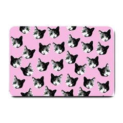 Cat Pattern Small Doormat  by Valentinaart