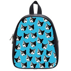 Cat Pattern School Bags (small)  by Valentinaart