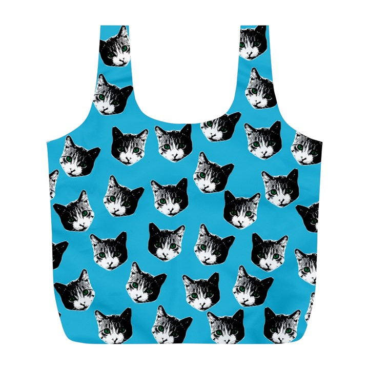 Cat pattern Full Print Recycle Bags (L) 